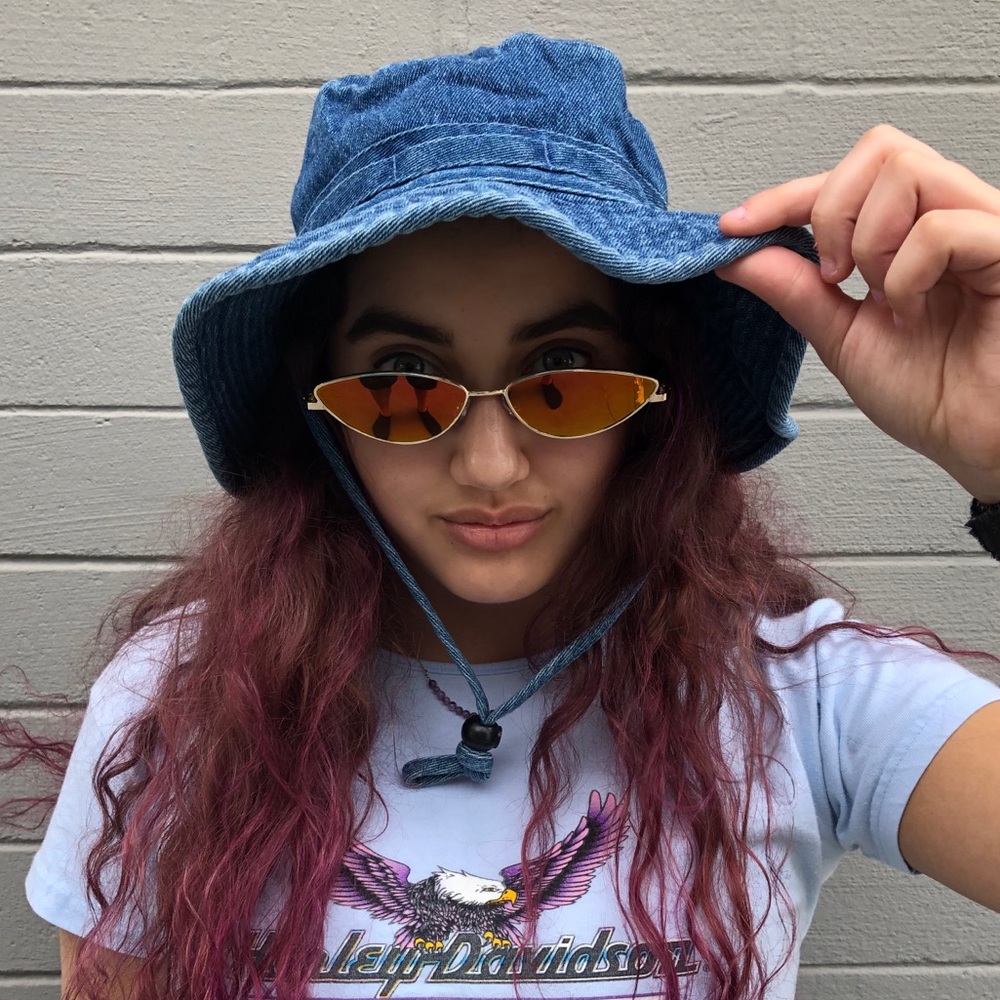 Denim bucket hat!